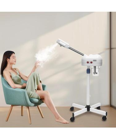  Kanbihao 2-in-1 vertical ozone facial steamer with 4 universal wheels intense jet skin cleansing deep hydration facial steamer for home and beauty salons. - Buy Online on GoSupps.com