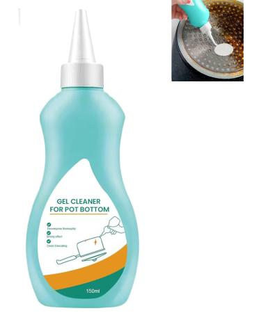 Magic Gel Cleaner For Pots and Pans Magic Gel Cleaner Kitchen Cleaning Effortless for Burned Bottoms Stubborn Stains Stainless Steel Pot Cleaner for Bottom of Pans (1Pcs)