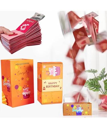 Generic Happy Birthday Surprising Boxes Bouncing Red Envelope Gift Boxes for Family Friend Neighbor Gift 16pcs Bounce Boxes Gift Boxes Gift Bags Pink HAPPY BIRTHDY - Buy Online on GoSupps.com