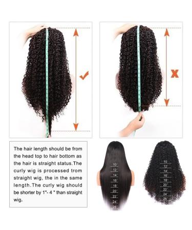 Short Curly Human Hair Wig with Bangs for Black Women - Brazilian Remy, 200 Density, 14 Inch Natural Color - Buy Online on GoSupps.com