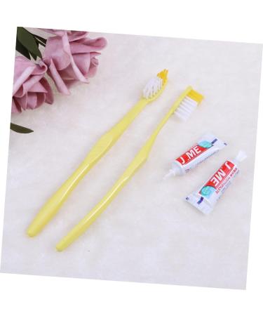 Healeved Travel Toothbrush Set 20 Disposable Toothbrushes & Toothpaste Kit for Hotels | VIP Travel Essentials - Buy Online on GoSupps.com