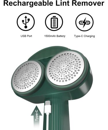 Buy Ailyfu Rechargeable Fabric Shaver - Dual-Head Lint Remover for Clothes Couch Blanket & More | Fast International Shipping - Buy Online on GoSupps.com