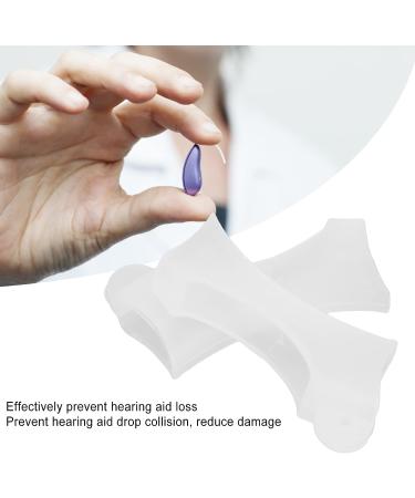Silicone Hearing Aid Cover - Transparent, Skin-Friendly, Prevents Loss and Drops - Buy Online on GoSupps.com