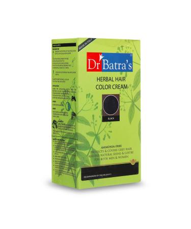 Dr Batra's Herbal Hair Black Color Cream Shine & Luster For Both Men & Women
