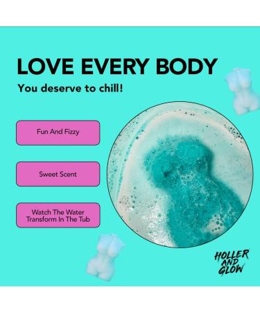 Holler and Glow Love Everybody Body Shaped Bath Bomb - Buy Online on GoSupps.com