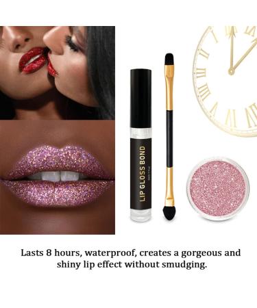 Long Lasting Waterproof Lip Glitter Kit | Shiny Glitter Lip Powder Set for Makeup Art - International Shipping Available - Buy Online on GoSupps.com
