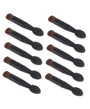 FRCOLOR 10pcs Tipped for in Foundation Stick Sponge Tool Brush Smudge Double-headed Sided Double Girls End