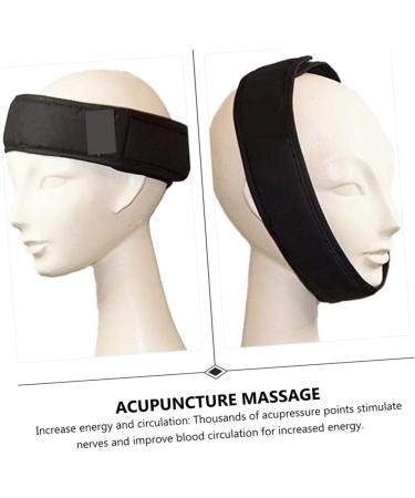 Anneomas 2-Piece Head Massage Belt & Yoga Headband | Acupressure Wraps for Skin Lift & Chin Up - International Shipping Available - Buy Online on GoSupps.com