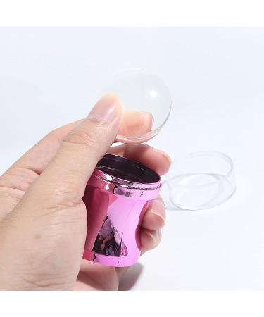 Shengping88 5pcs Clear Silicone Nail Stamper Set - Jelle Nail Art Tools for Perfect Prints & Transfers - Buy Online on GoSupps.com