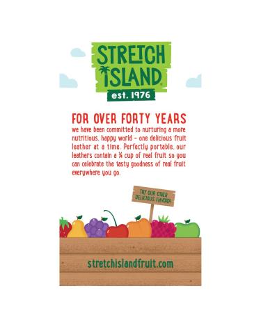 Stretch Island Strawberry Fruit Leather Snacks â€“ Vegan, Gluten-Free, No Added Sugar | 8 Count Pack - Buy Online on GoSupps.com
