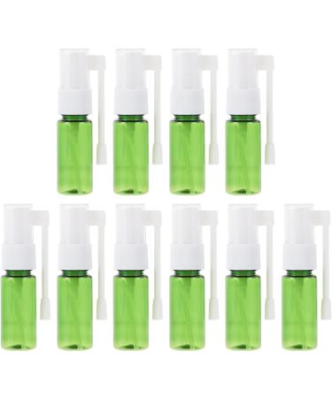 Healifty Mini Perfume Bottle Sprayer 10Pcs | Refillable Nasal Wash Spray Bottles | 15ml Travel Spray Bottle | Nasal Cleanser | Green | 9x2.4x2.4cm - Buy Online on GoSupps.com