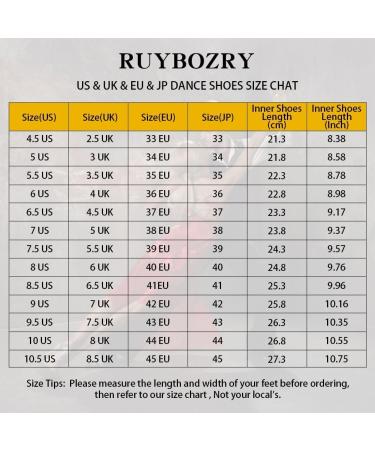 Buy Ruybozry Women s Glittering Latin Dance Shoes - Closed Toe Salsa Model YCL259 (34 EU / 6cm Heel) - International Shipping Available - Buy Online on GoSupps.com