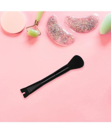 Baluue Powder Brush Double Ended Makeup Brush U Shaped Nose Contour Brush Face Brush Makeup Tool Black - Buy Online on GoSupps.com