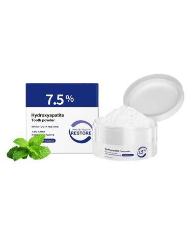 Microcrystalline Hydroxyapatite Powder Microcrystalline Hydroxyapatite for Teeth Long-Lasting Freshness Gently Cleans Teeth Stains (1 Pcs)