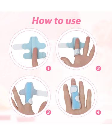 SAVITA 4pcs Finger Splints - Finger Straightener & Stabilizer Brace for Trigger Broken & Strained Fingers - Available in 4 Colors - Buy Now - Buy Online on GoSupps.com
