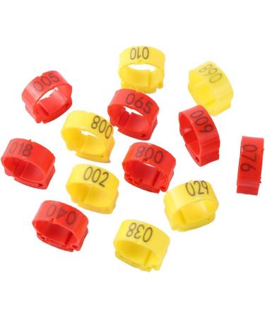 Fenteer 100 St e 2.8 cm Adjustable Chicken Rings - Yellow Clip Rings for Poultry (Geese Ducks) - Durable Foot & Leg Identification Tags - Buy Online on GoSupps.com