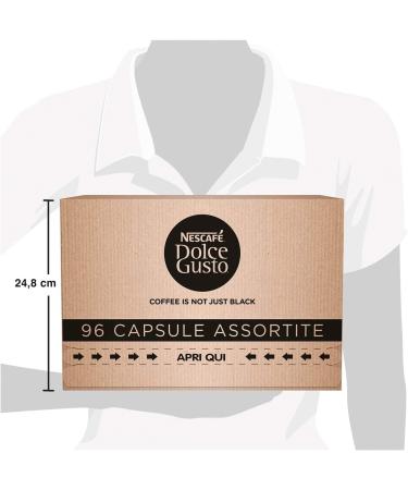  NESCAFE DOLCE GUSTO Nescaf Dolce Gusto Espresso Naples Espresso Roma & Espresso Milan 6 Boxes of 16 Capsules (96 Capsules) - Buy Online on GoSupps.com