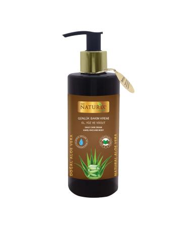 LIMOPA Hand Face and Body Aloe Vera Vitamin Cream 8.45 Oz | Nourishing Care Normal to Dry Skin Lotion | Intensive Moisturizer Cream