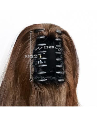 Copper Brown Wavy Ponytail Extension Claw 16 - Synthetic Clip-in Hair Piece for Women - Brown 6 oz - #12 Brown - Buy Online on GoSupps.com