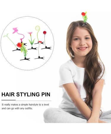 Bean Sprout Hair Clip Set - 28pcs Plant Hairpins for Women, Girls, Kids - Cute Novelty Headwear for Parties - Buy Online on GoSupps.com