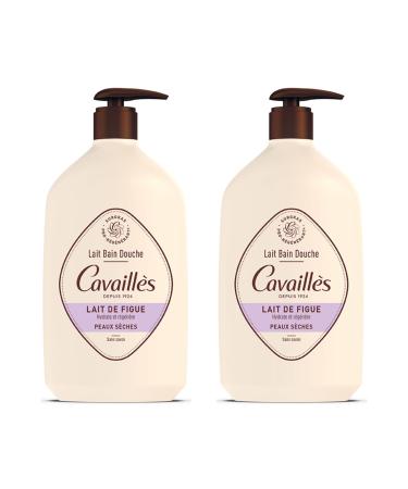 PARAVOSTRA FIG MILK Shower Gel | Moisturizes & Protects | Soap Free | Suitable for Dry Skin | For the whole family from 1 year | 85% natural origin | Pack of 2 x 1L