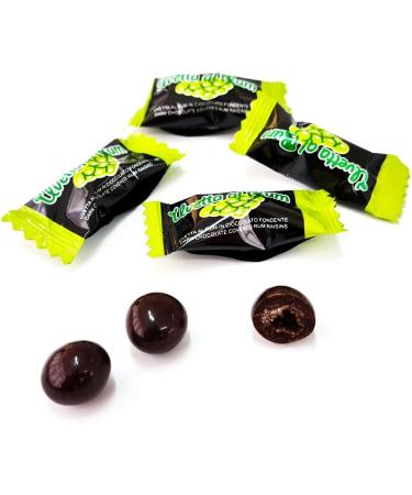 Confetti au chocolat collect dark chocolate in individual portions with raisins secs au rum (CIOCCAFE 'BOLERO MARSUPIO 500gr) - Buy Online on GoSupps.com