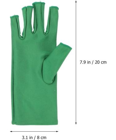  minkissy minkissy 2 Pairs UV Nail Art Gloves Fingerless UV Gloves Shield Shield Gel Glove - Buy Online on GoSupps.com