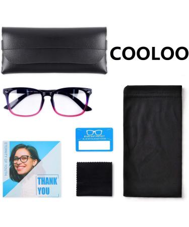 COOLOO Blue Light Blocking Gaming Glasses - 07 Black Red - Buy Online on GoSupps.com
