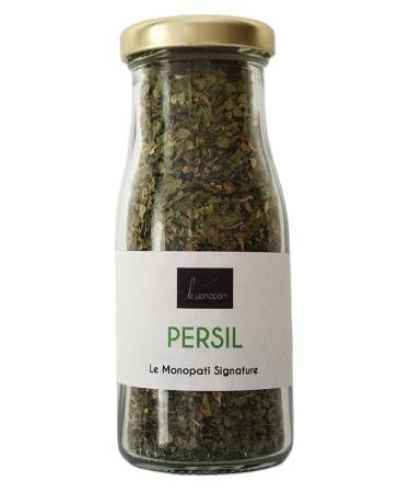Persil S ch 20g | Le Monopati Signature | Herbe Aromatique 100% Naturelle Saveur Fra che & Intense pour Cuisine M diterran enne Salades et Plats Maison | Pot en Verre