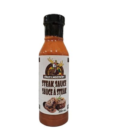Crazy Mooskies No Added Sugar Steak Sauce 350ml