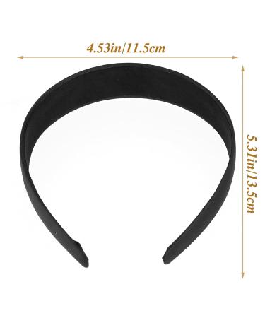 Shop Wllhyf Satin Stirring Tapes - 2 Pack Slipproof Fashionable Headbands for Women & Girls | Black & Pink DIY Hair Jewelry for Halloween & Christmas - Buy Online on GoSupps.com