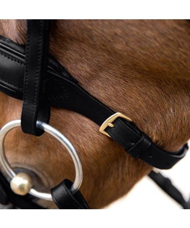 HORZE Lester Dressage Snaffle Bridle with Reins - Black Horse | Quality Equestrian Gear - Buy Online on GoSupps.com