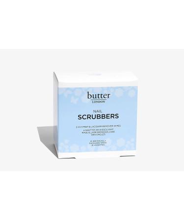 butter LONDON Nail Scrubbers 2-in-1 Prep & Lacquer Remover Wipes - 10 Count - Buy Online on GoSupps.com