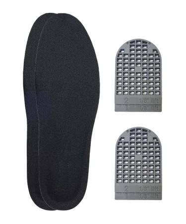 New 1/8 Inch 2 Left or Right Full Length Insoles and Additional Cushion Pad for Leg Length Discrepancies (2 Rights(Small))