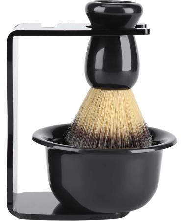 Yusat Shaving Brush Set - 3 Piece Professional Men's Shaving Brush with Stand & Bowl for Ultimate Grooming Experience - Buy Online on GoSupps.com