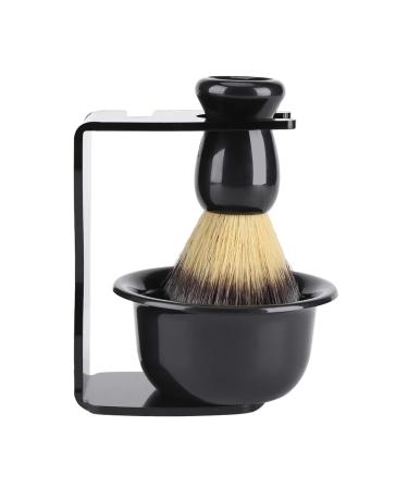 Shaving Brush Stand Acrylic Professional 3 PCS Shaving Bowl Shaving Brush Set Shaving Stand for Shaving Beard for Men