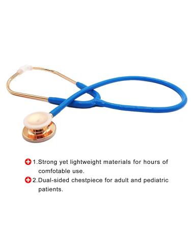 Shop Rose Gold Dual Head Stethoscope for Doctors & Nurses - Convertible Chestpiece | Pediatric & Infant Sizes Available - Buy Online on GoSupps.com