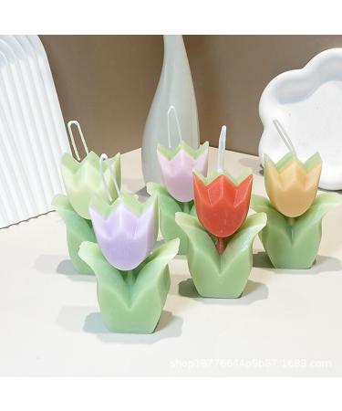 Tulip Flower Aromatherapy Candle | Perfect for Valentine's Day Weddings & Birthday Decorations - Buy Online on GoSupps.com