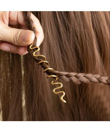 Retro Ethnic Style Spiral Snake Shaped Hair Clip - Rose Gold - Buy Online on GoSupps.com