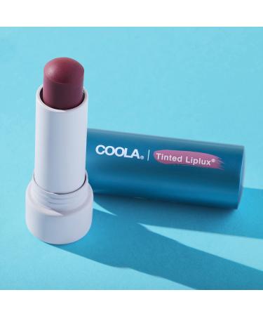 COOLA Organic Liplux Tinted Lip Balm SPF 30 - Dermatologist Tested Vegan & Gluten Free Lip Care 0.15 Oz - Buy Online on GoSupps.com