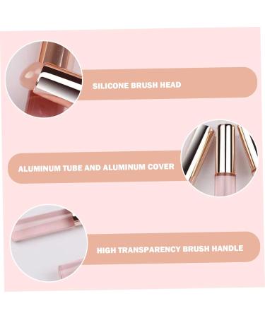 2 PCS Reusable Lipstick Brush Set - Silicone Lip Applicator with Dust Cover for Lipsticks Lip Gloss & Balm - Multi-Functional Beauty Tool - Buy Online on GoSupps.com