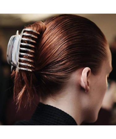 Fodattm Large Punk Hair Clips for Women & Girls - Metal Alloy Silver Hairpins for Thick Hair | Stylish Accessories - Buy Online on GoSupps.com