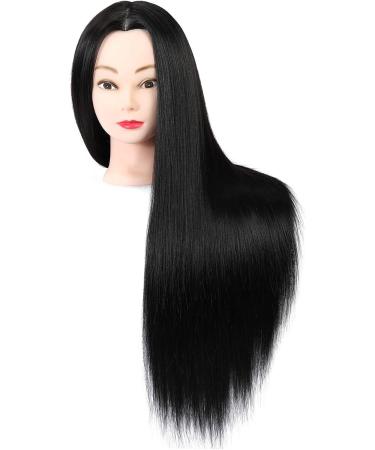 Trintion Black Wigs for Women | 65cm Middle Parting Long Hair Extensions | Natural Heat-Resistant Synthetic Wig - Buy Online on GoSupps.com