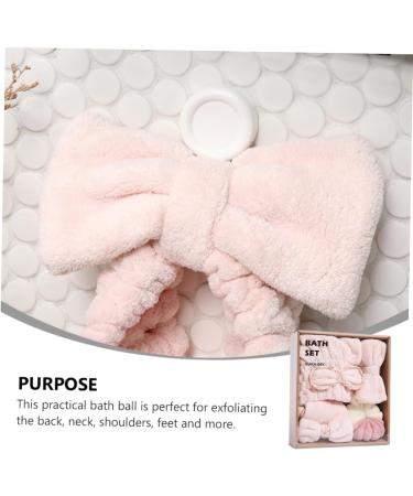 Healvian 1 Set Dry Hair Towel Set Absorbent Towels Bath Ball Home Shower Ball Bath Sponge Twisted Yarn - Buy Online on GoSupps.com