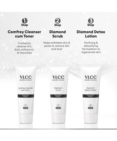 VLCC Professional Saloon Series Diamond Polishing Facial Kit - Best for Radiant Skin | International Shipping Available - Buy Online on GoSupps.com