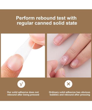 Fovolat Strong Solid Nail Glue - Solid Glue for Nail Polish Kits Press On Nail Kit UV Nail Glue Solid Gel for Nails Multi-Function for Nail Salon - Buy Online on GoSupps.com