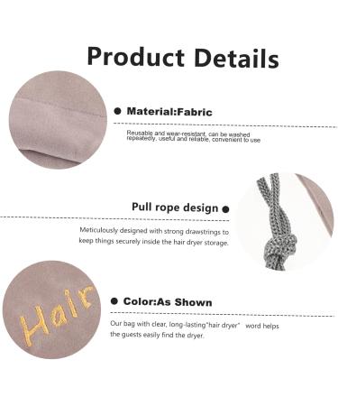 Travel Makeup Kit & Hair Dryer Storage Bag - Portable Canvas Organizer for Makeup & Hair Tools - Buy Online on GoSupps.com