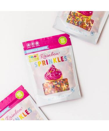 ColorKitchen Rainbow Sprinkles From Nature Rainbow Sprinkles 1.25 oz (35.44 g) - Buy Online on GoSupps.com