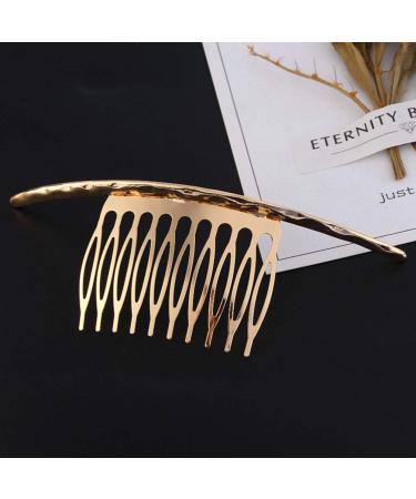 Lurrose 2Pcs French Twist Comb - Alloy Metal Hair Clips for Bridal Wedding - Elegant Women's Hair Accessories for International Shipping - Buy Online on GoSupps.com