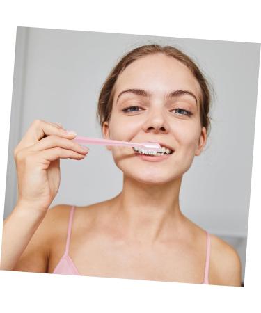 KALLORY Portable Soft Bristle Camping Toothbrush | Travel Tooth Care for Adults & Pregnant Women | Non-Slip Design & Flossers - Buy Online on GoSupps.com